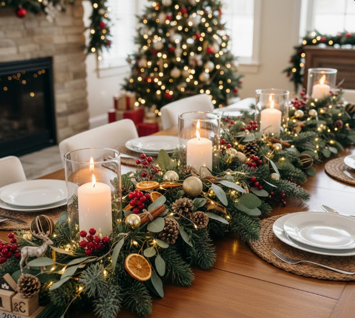 Extended Christmas Centerpiece