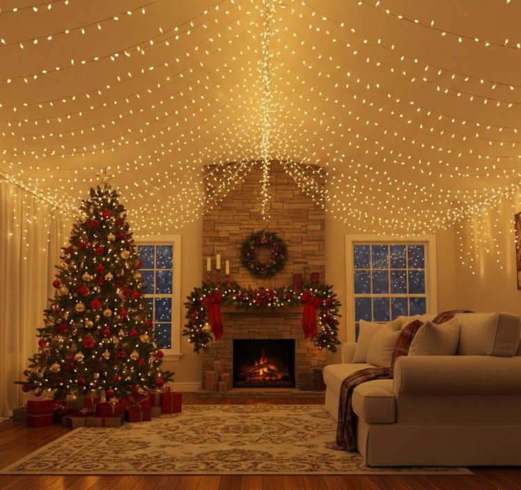 Fairy Lights on the Ceiling