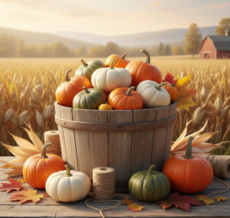 Farm Fresh Pumpkin Bucket