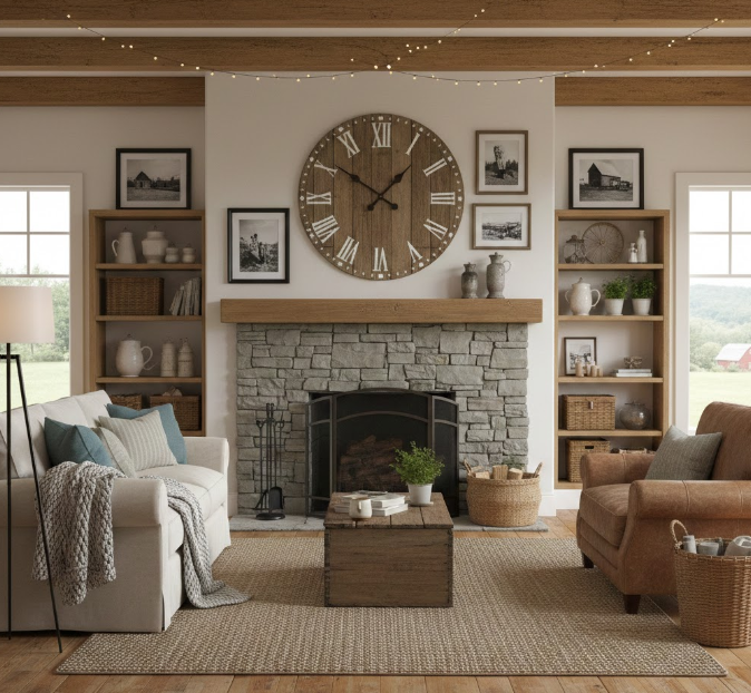 Farmhouse Wall Clock