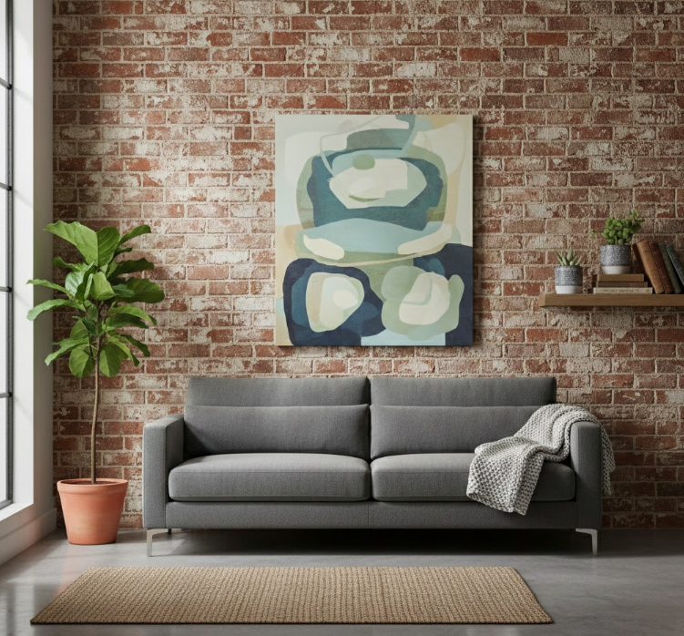 Faux Brick or Textured Wall