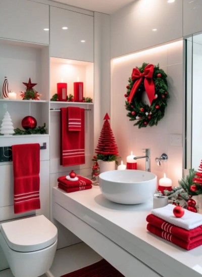 Festive Christmas Bathroom