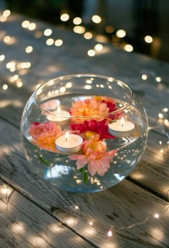 Floating Flower Arrangements