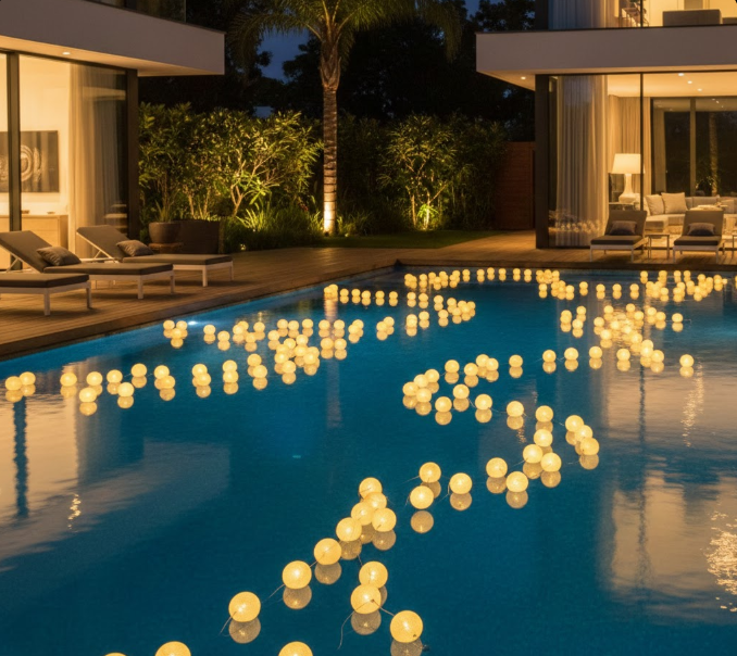  Floating Pool Lights