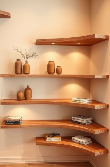 Floating Shelves for Extra Storage