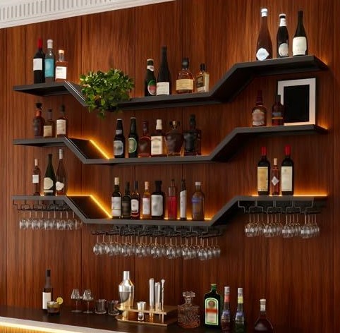 Floating Wine Glass Rack