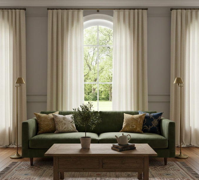 Floor-to-Ceiling Curtains