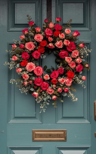 Floral Wreaths for Bedroom Doors