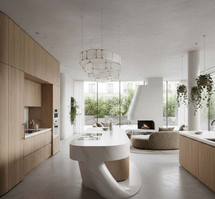 Fluid Open-Plan Layouts