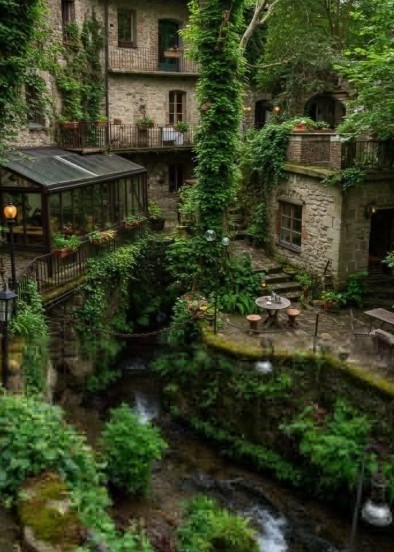 Forest Green Victorian-Inspired