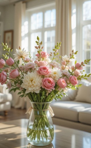 Fresh Flowers or Greenery