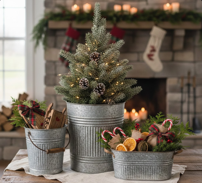 Galvanized Buckets and Pails