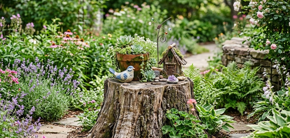 Garden Art Display