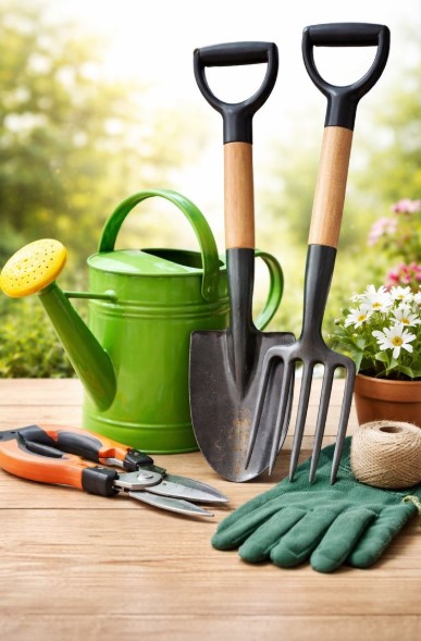 Garden Tool Centerpiece