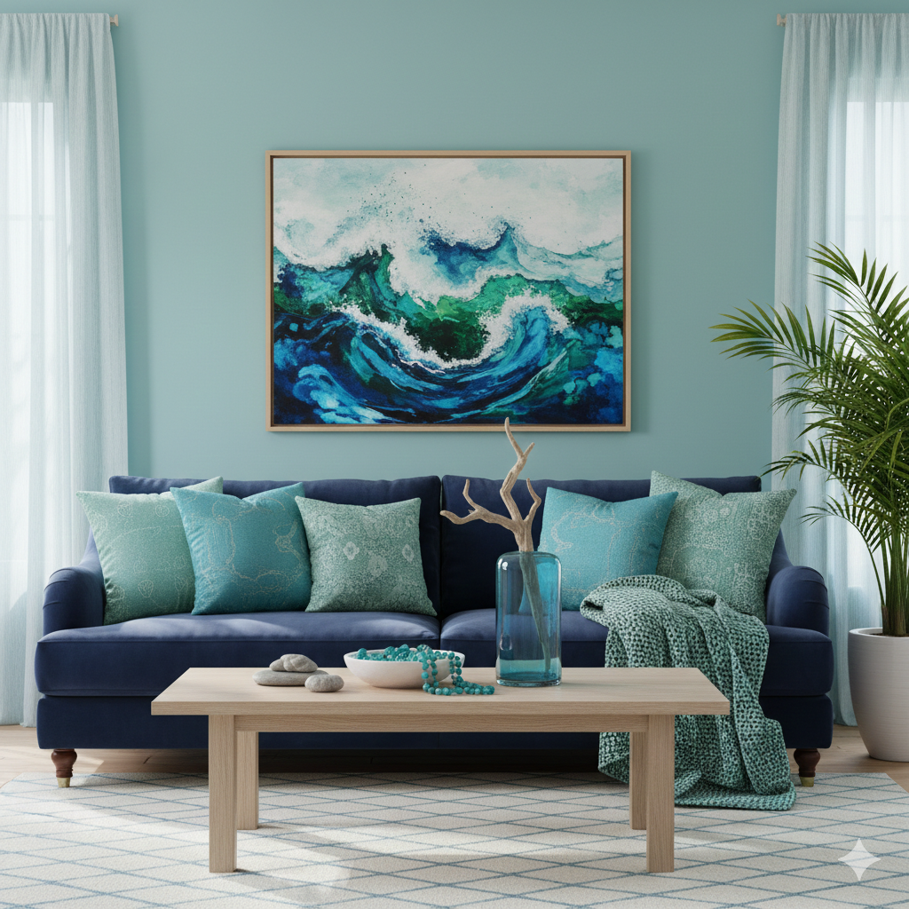 Ocean-Inspired Blues and Greens