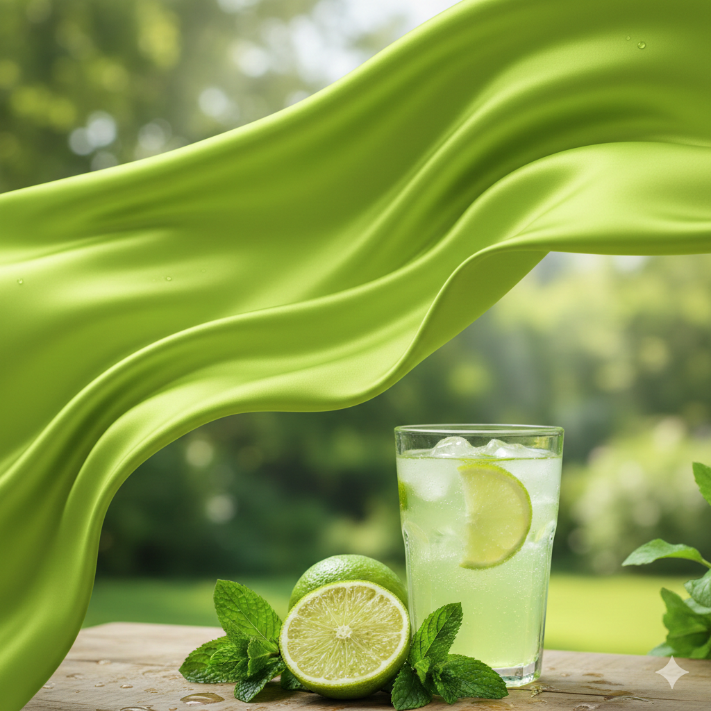 Vibrant Lime Green