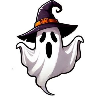 Ghost in Witch Hat Welcome