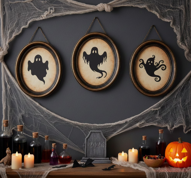 Ghostly Framed Silhouettes