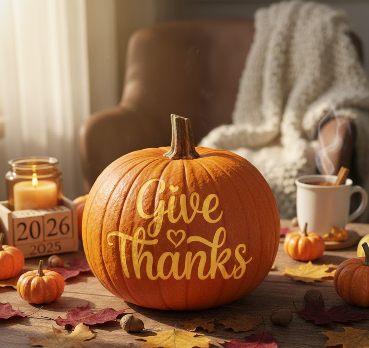 Give Thanks Pumpkin