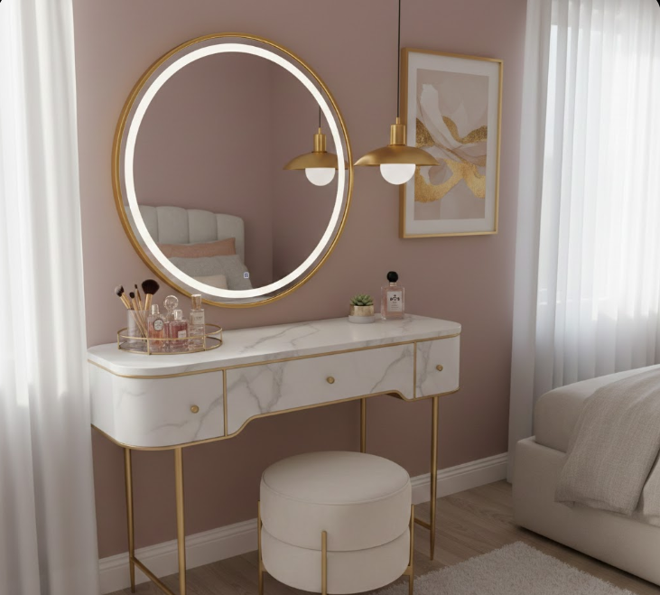Glam Vanity Area