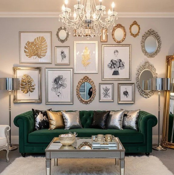 Glamorous Gallery Walls