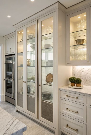 Glass-Front Cabinets Are a Game-Changer