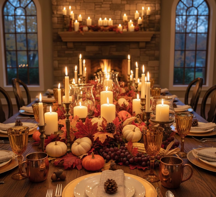 Grand Candlelit Fall Dinner