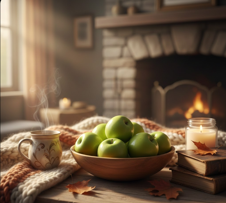 Green Apples, But Make It Cozy