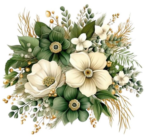 Green and White Botanical