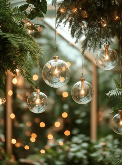 Greenery with Ornaments