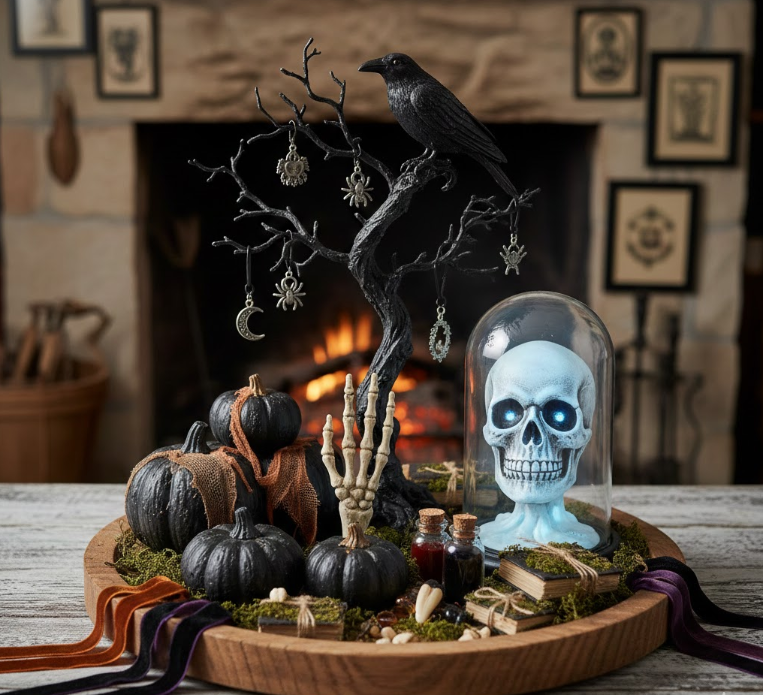 Halloween Tray with a Spooky Twist