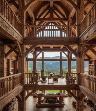 Hand-Hewn Beams