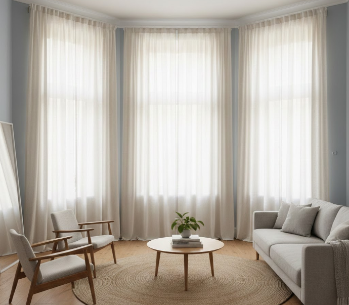 Hang Curtains High and Wide