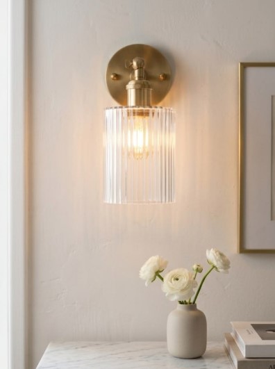 Hang Fluted Glass Sconces