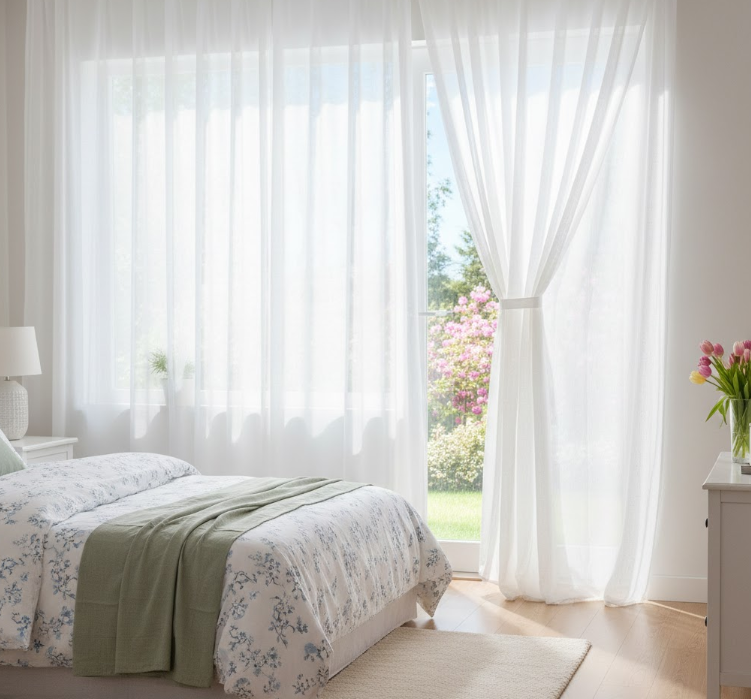 Hang Sheer Privacy Curtains