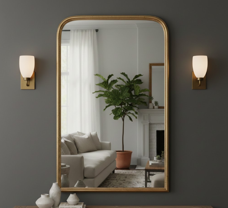Hang a Large Vertical Mirror