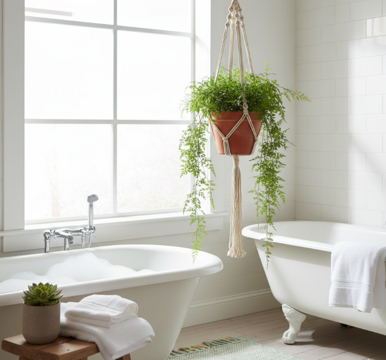 Hang a Macramé Plant Holder