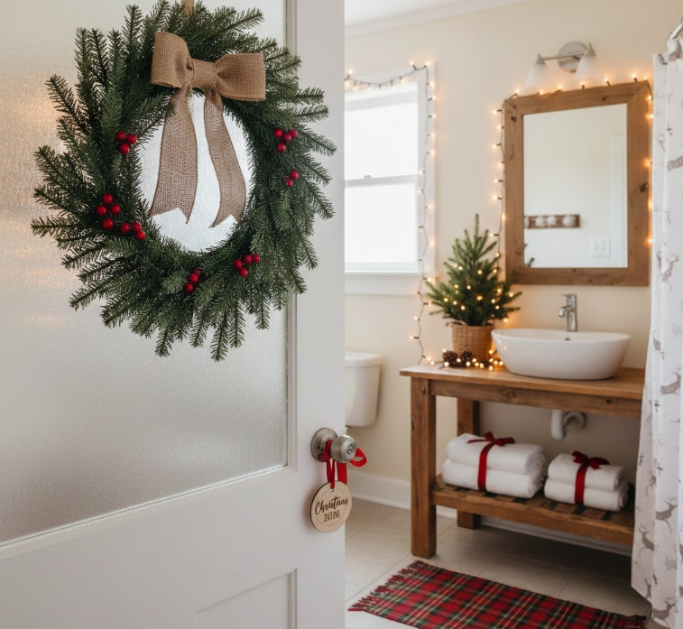 Hang a Simple Door Wreath