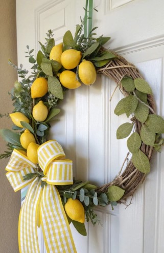 Hang a Summer Wreath