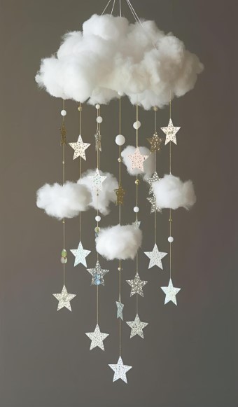 Hanging Paper Stars 
