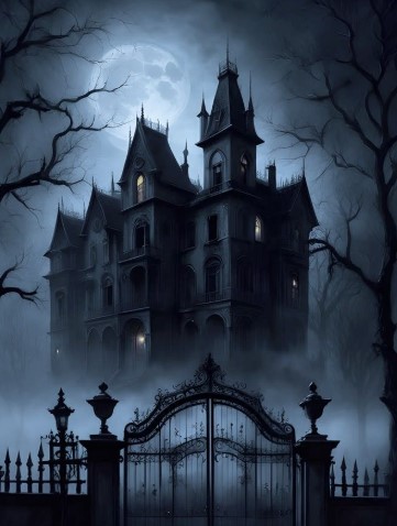  Haunted House Entrance