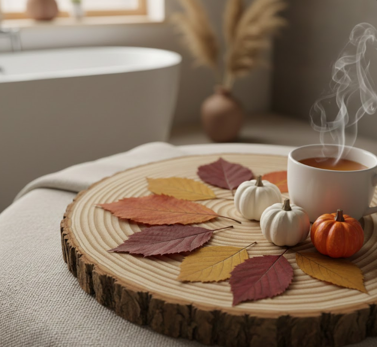 Hello Fall Wood Slice