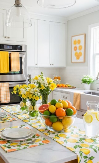 Incorporate Lemon and Citrus Accents