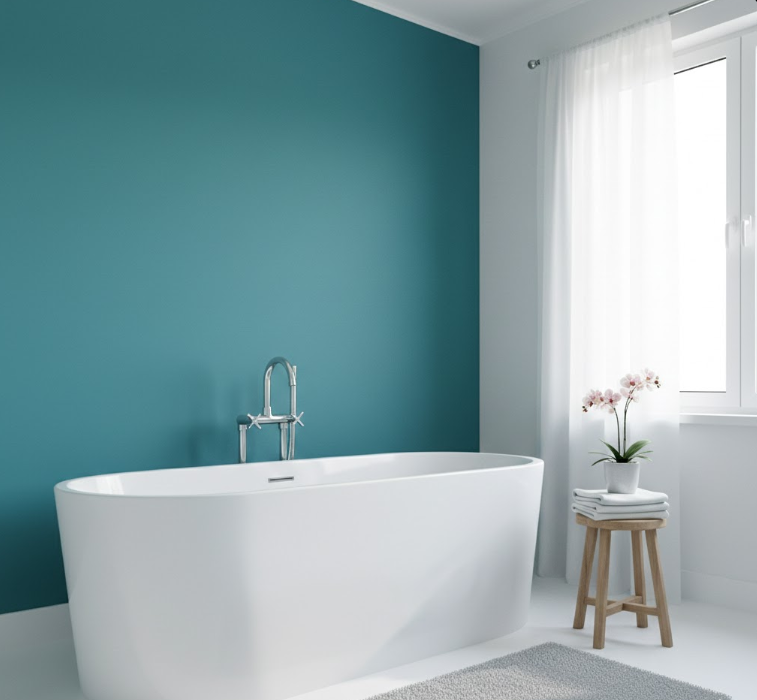 Install a Teal Accent Wall