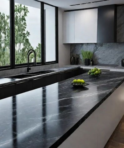 Island Topped with Soapstone