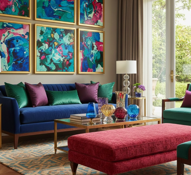 Jewel-Toned Accents 