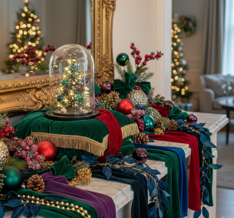  Jewel-Toned Velvet Accents