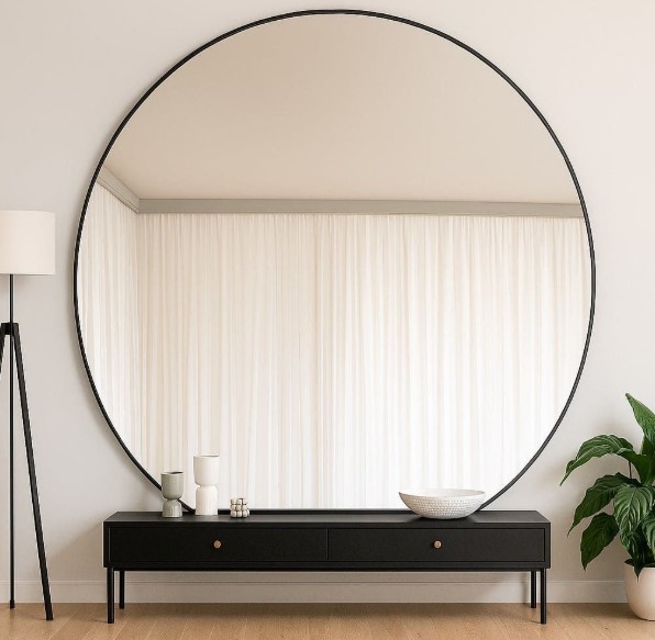 Large Round Wall Mirrors