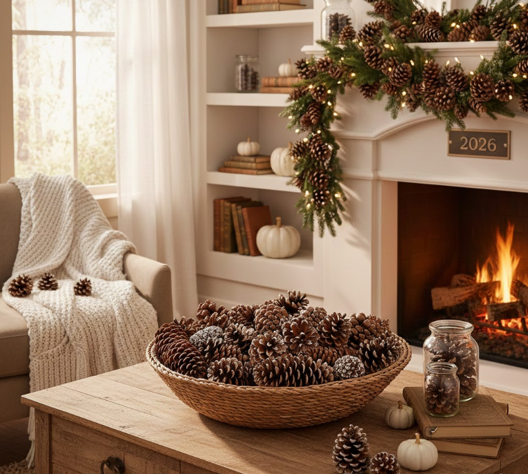 Layer in Pine Cones