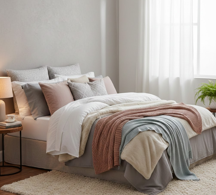 Layered Bedding Comfort